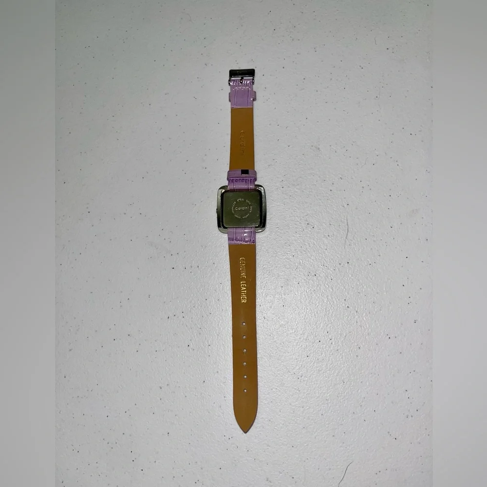 💜 Vintage Cardini Quartz Gemmed Ladies Analog Watch